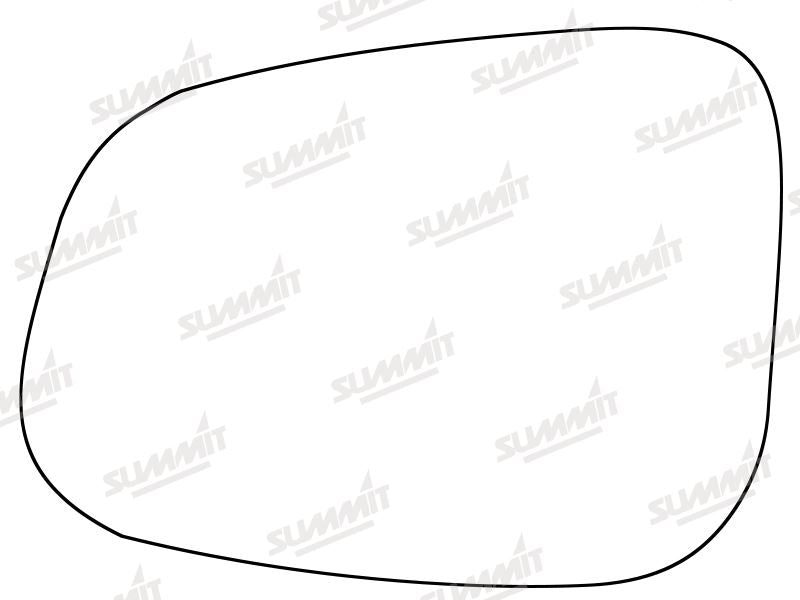 Summit Stick-On Standard Mirror Glass fits Jaguar XF 08to 18 LHS - Summit Shop