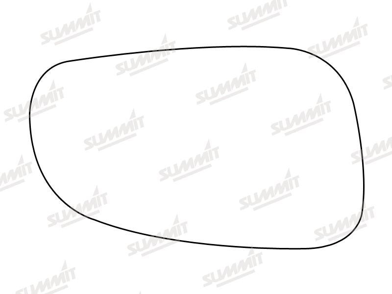 Summit Stick-On Standard Mirror Glass fits Volvo S60 V70 00 on RHS - Summit Shop