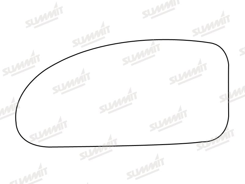Summit Non-Heated Base Plate With Standard Mirror Glass fits Ford Focus 98 to 04 LHS - Summit Shop