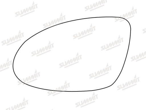 Summit Heated Base Plate With Blind Spot Mirror Glass fits Merc Benz S/CLS/CLC Class LHS - Summit Shop