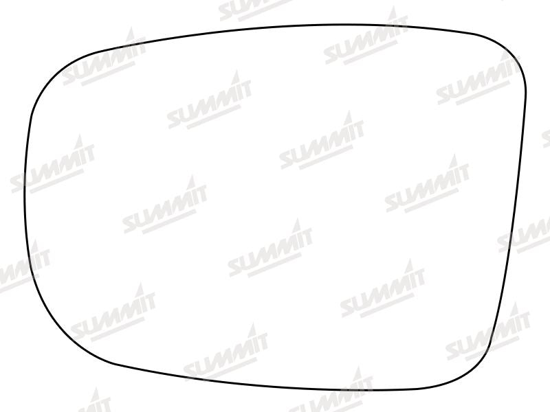 Summit Non-Heated Base Plate With Standard Mirror Glass fits Hyundai i10 07 on i20 09 on LHS - Summit Shop