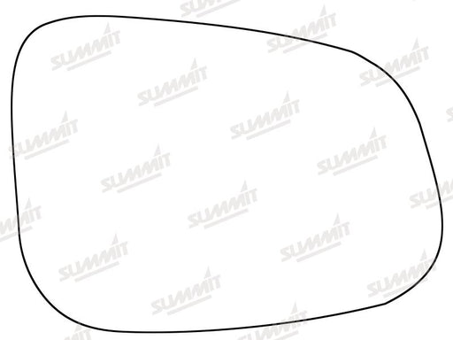 Summit Stick-On Standard Mirror Glass fits Jaguar XF 08 to 18 RHS - Summit Shop