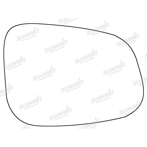 Summit Stick-On Standard Mirror Glass fits Jaguar XF 08 to 18 RHS - Summit Shop