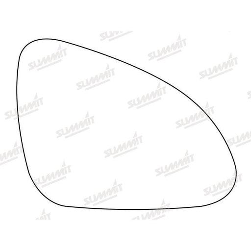 Summit Stick-On Aspheric Mirror Glass fits Vauxhall Insignia Astra J Coupe RHS - Summit Shop