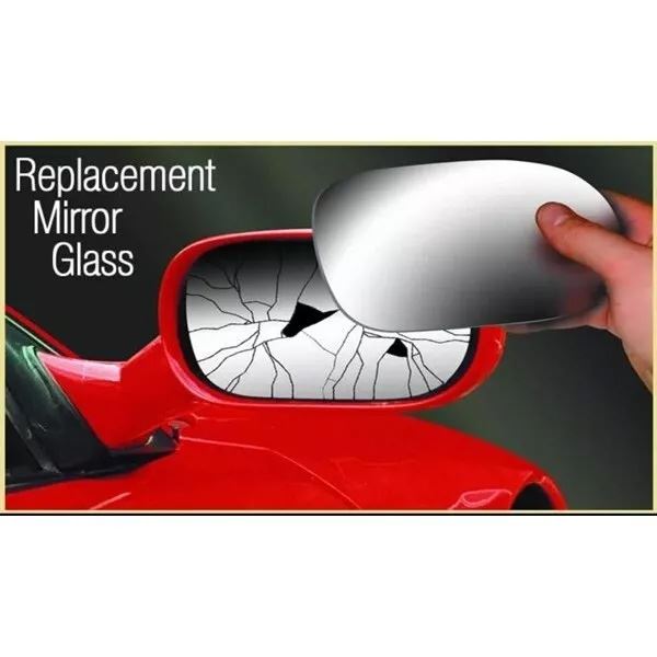 Summit Stick-On Standard Mirror Glass fits Kia Sportage 04 on LHS - Summit Shop