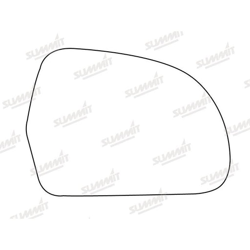 Summit Stick-On Aspheric Mirror Glass fits Audi A3, A4, A5, A6 Skoda Octavia RHS - Summit Shop