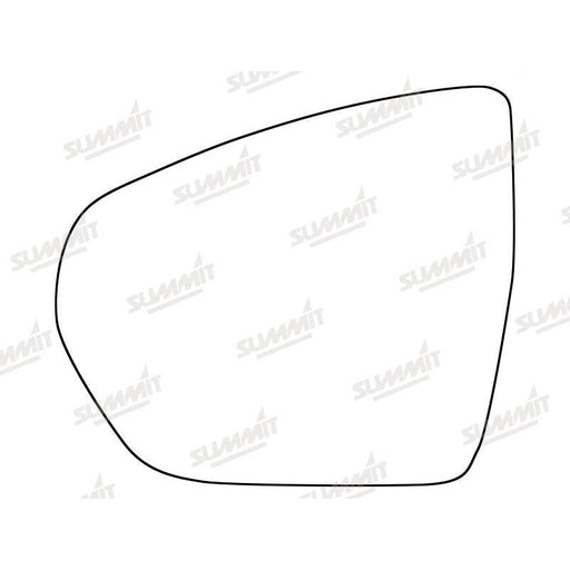 Summit Stick-On Standard Mirror Glass fits Vauxhall Grandland X 18 on LHS - Summit Shop