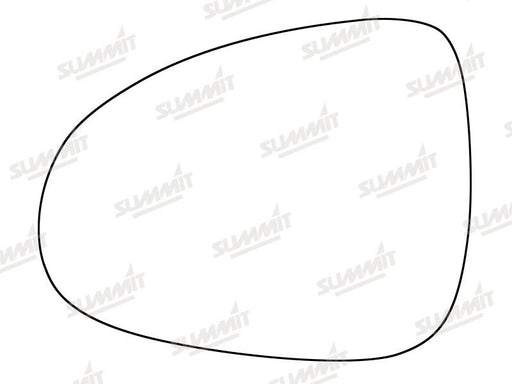 Summit Stick-On Standard Mirror Glass fits VW Touareg 13 on LHS - Summit Shop