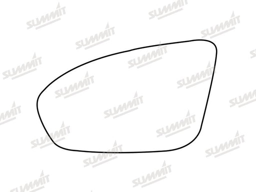 Summit Stick-On Standard Mirror Glass fits BMW 5 Series, M5, F10 & F18 13 On LHS - Summit Shop