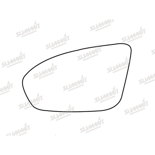 Summit Stick-On Standard Mirror Glass fits BMW 5 Series, M5, F10 & F18 13 On LHS - Summit Shop
