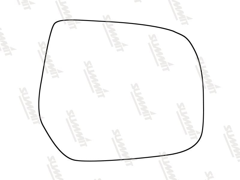 Summit Stick-On Standard Mirror Glass fits Ford Ranger 06 to 14 RHS - Summit Shop