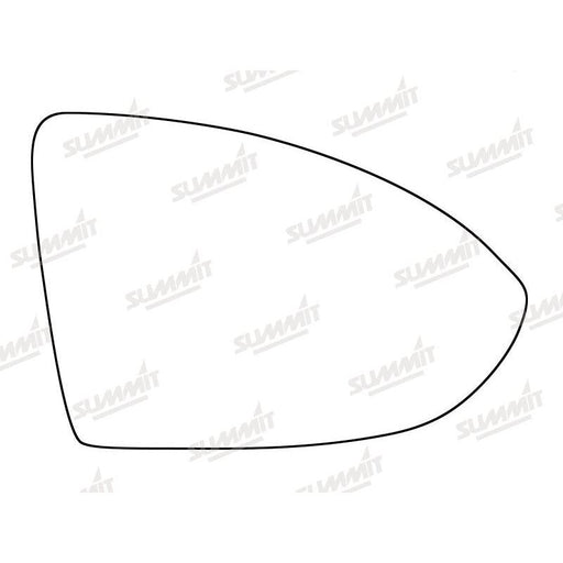 Summit Stick-On Standard Mirror Glass fits VW Golf Mk 7 13 on RHS - Summit Shop