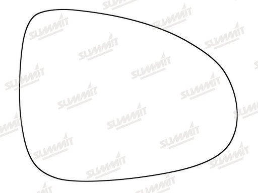 Summit Stick-On Standard Mirror Glass fits VW Touareg 13 on RHS - Summit Shop