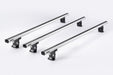 Summit Commercial 3 x Aluminium Fixed Point Roof Bars Rack 1.7m SULC-005 - Summit Shop