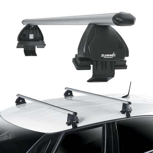 Summit SUP-A076 Premium Aluminium Multi-Fit Roof Bars, Lockable, Set of 2 - Summit Shop