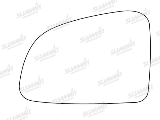 Summit Heated Base Plate With Standard Mirror Glass fits Vauxhall Meriva 03 on LHS - Summit Shop