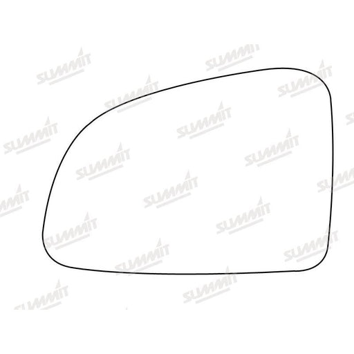 Summit Heated Base Plate With Standard Mirror Glass fits Vauxhall Meriva 03 on LHS - Summit Shop