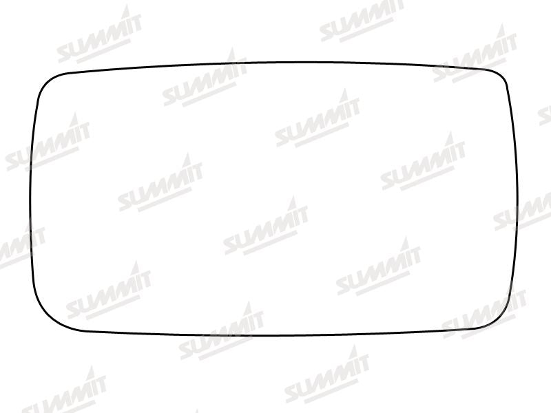 Summit Stick-On Anti Dazzle Mirror Glass fits Ford Escort RHS - Summit Shop