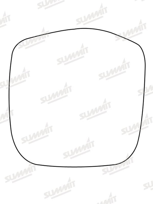 Summit Stick-On Commercial Mirror Glass fits Toyota Hi-Ace Power Van LHS - Summit Shop
