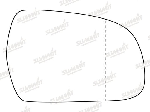 Summit Heated Backing Plate with Standard Glass fits Audi A5 11-16 RHS - Summit Shop