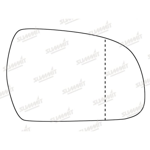 Summit Heated Backing Plate with Standard Glass fits Audi A5 11-16 RHS - Summit Shop