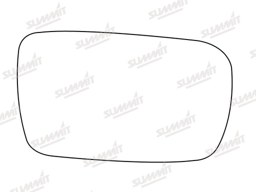 Summit Heated Base Plate With Standard Mirror Glass fits Toyota Yaris 99 to 03 LHS - Summit Shop