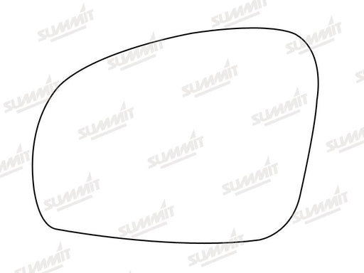 Summit Stick-On Standard Mirror Glass fits Skoda Fabia Roomster LHS - Summit Shop