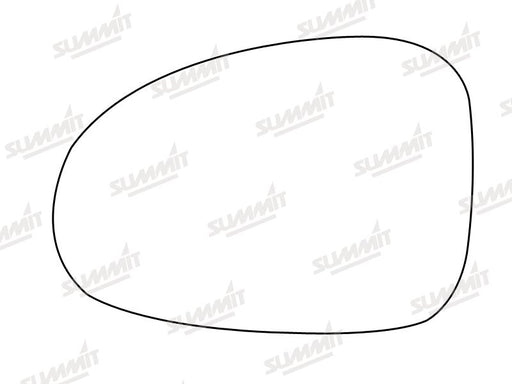 Summit Stick-On Standard Mirror Glass fits Daewoo Matiz LHS - Summit Shop