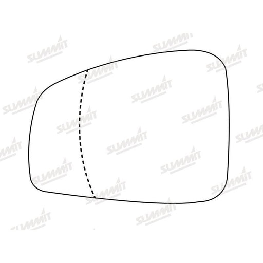 Summit Stick-On Standard Mirror Glass fits Renault Laguna 08 on LHS - Summit Shop