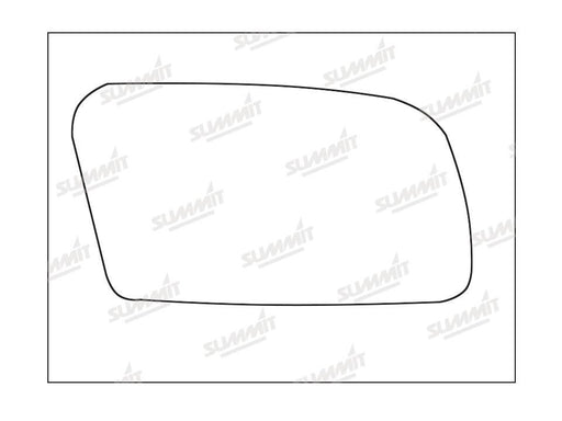 Summit Stick-On Standard Mirror Glass fits Mazda 626 RHS - Summit Shop