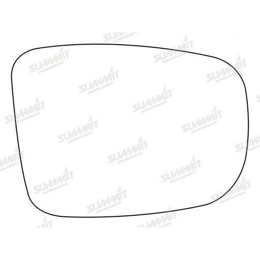 Summit Stick-On Standard Mirror Glass fits Hyundai i10 07 to 10 RHS - Summit Shop