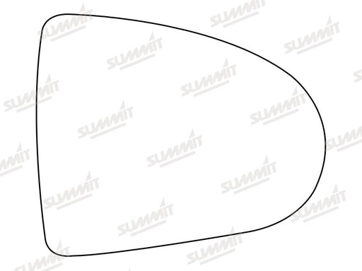 Summit Stick-On Standard Mirror Glass fits Mitsubishi Colt 04 on RHS - Summit Shop