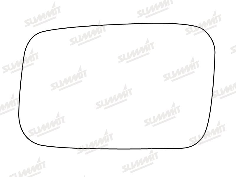 Summit Stick-On Standard Mirror Glass fits Honda Civic LHS - Summit Shop