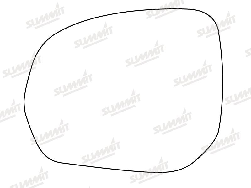 Summit Stick-On Standard Mirror Glass fits Citroen C3, C4 Picasso, Peugeot 3008, 5008 508 LHS - Summit Shop