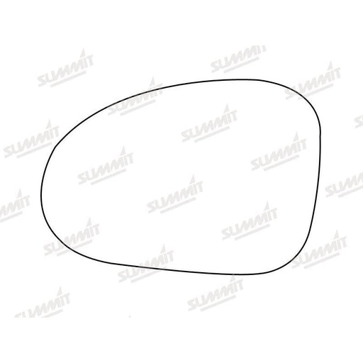 Summit Stick-On Standard Mirror Glass fits Chevrolet Matiz 05 on LHS - Summit Shop