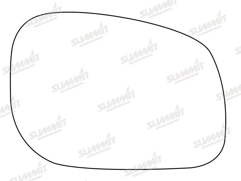 Summit Stick-On Standard Mirror Glass fits Land Rover Freelander 98 on RHS - Summit Shop