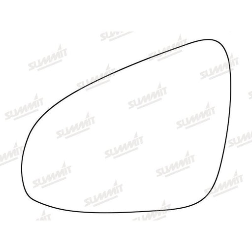 Summit Stick-On Standard Mirror Glass fits Toyota Aygo 14 on LHS - Summit Shop