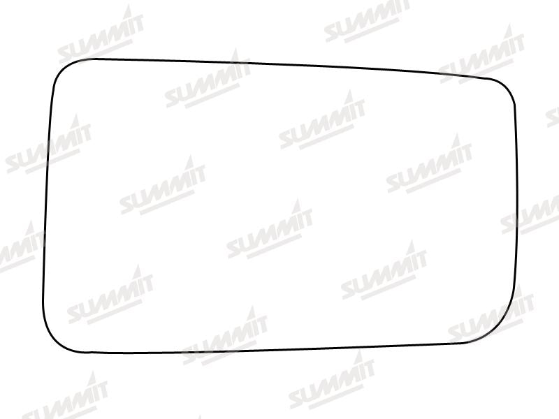 Summit Stick-On Standard Mirror Glass fits Citroen BX Peugeot 309, 405 505 RHS - Summit Shop