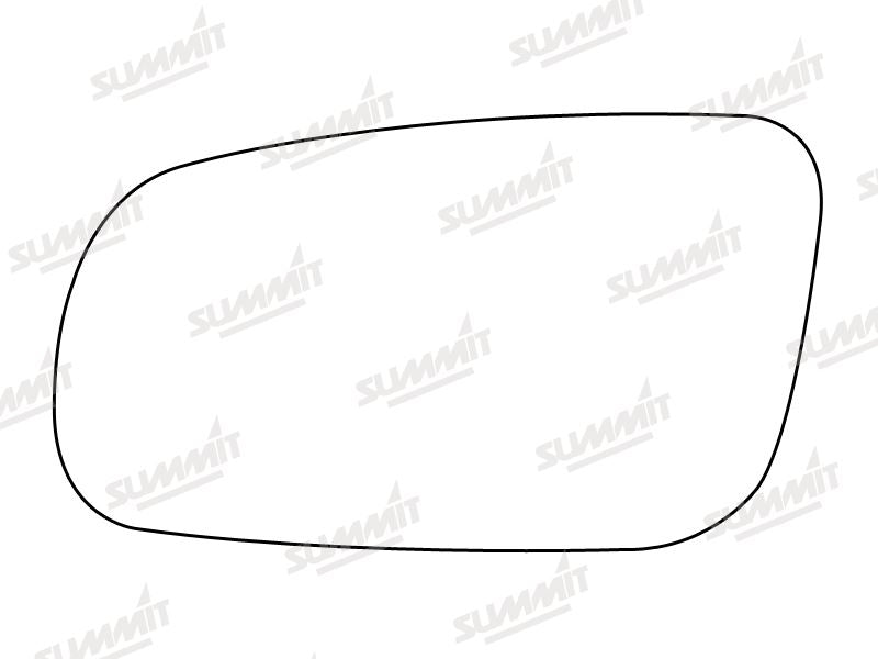 Summit Heated Base Plate With Standard Mirror Glass fits VW Golf 03 LHS - Summit Shop