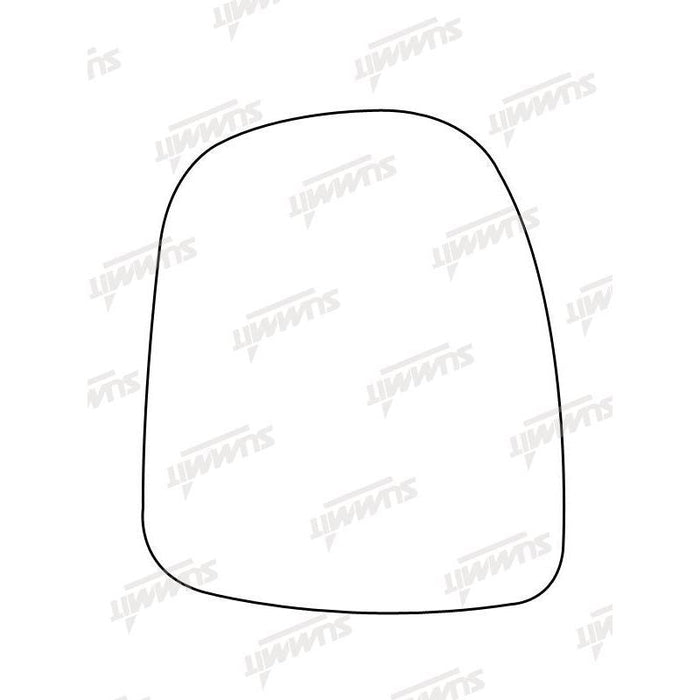 Summit Heated Base Plate With Commercial Mirror Glass fits Vauxhall Vivaro RHS - Summit Shop