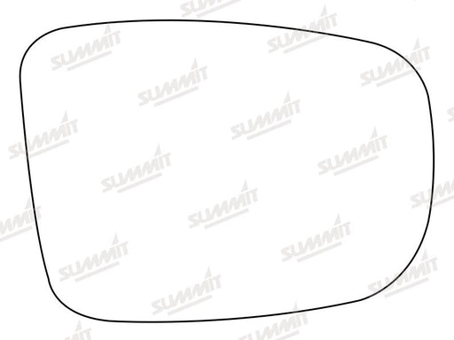 Summit Non-Heated Base Plate With Standard Mirror Glass fits Hyundai i10 07 on i20 09 on RHS - Summit Shop