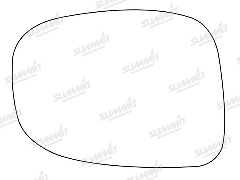 Summit Stick-On Aspheric Mirror Glass fits Lexus IS 220 05 on LHS - Summit Shop