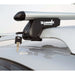 SUP-930B Premium Railing Roof Bar for Cars with Raised Running Rails, Aluminium, Set of 2 - Summit Shop
