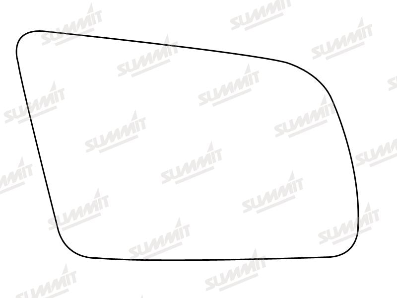 Summit Stick-On Standard Mirror Glass fits Vauxhall Cavalier RHS - Summit Shop