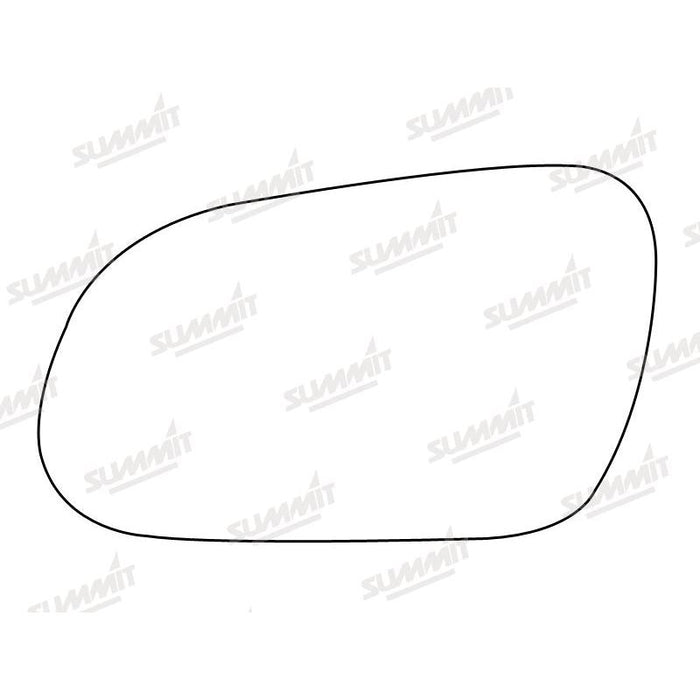 Summit Stick-On Standard Mirror Glass fits VW Fox 05 on LHS - Summit Shop