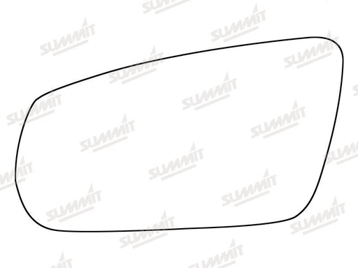 Summit Stick-On Standard Mirror Glass fits Ford Mustang 04 to 15 LHS - Summit Shop