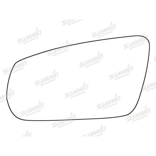 Summit Stick-On Standard Mirror Glass fits Ford Mustang 04 to 15 LHS - Summit Shop