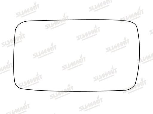 Summit Stick-On Standard Mirror Glass fits Fiat Uno 60 LHS RHS - Summit Shop