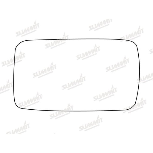 Summit Stick-On Standard Mirror Glass fits Fiat Uno 60 LHS RHS - Summit Shop