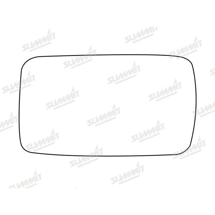Summit Stick-On Standard Mirror Glass fits Fiat Uno 60 LHS RHS - Summit Shop